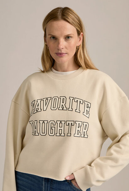 Cropped Collegiate Sweatshirt