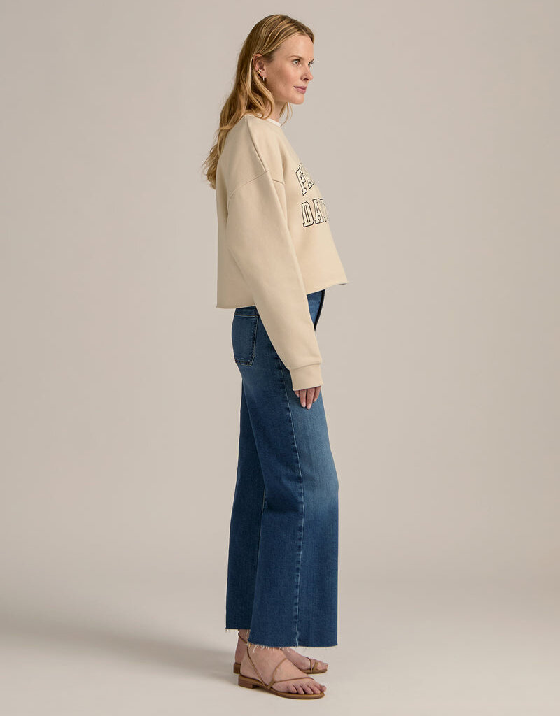 Favorite Daughter Cropped Collegiate Sweatshirt