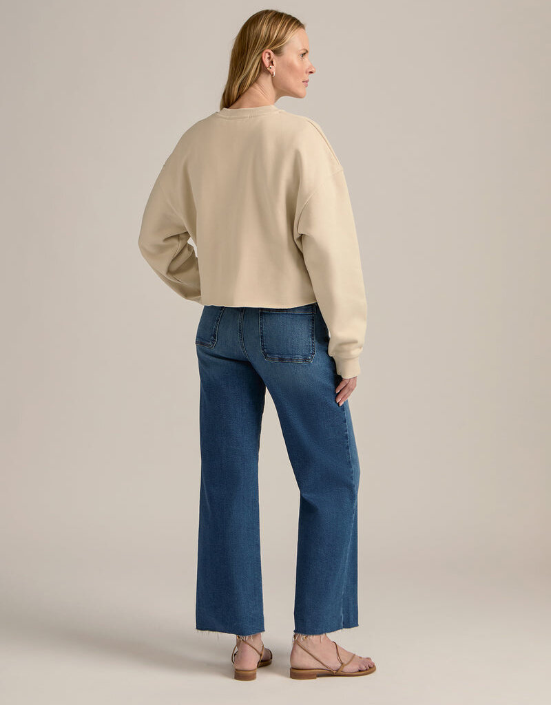 Favorite Daughter Cropped Collegiate Sweatshirt