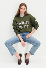 Favorite Daughter Cropped Collegiate Sweatshirt
