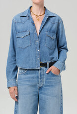 Citizens of Humanity Cropped Western Shirt