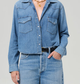 Citizens of Humanity Cropped Western Shirt