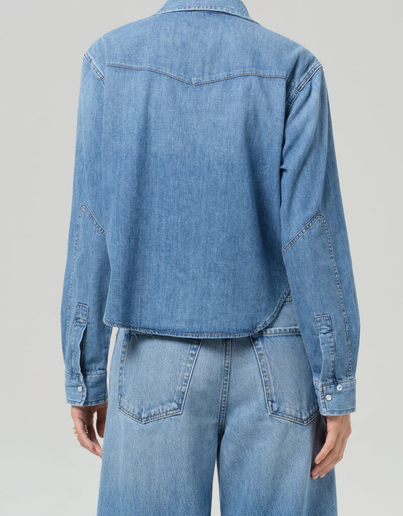 Citizens of Humanity Cropped Western Shirt