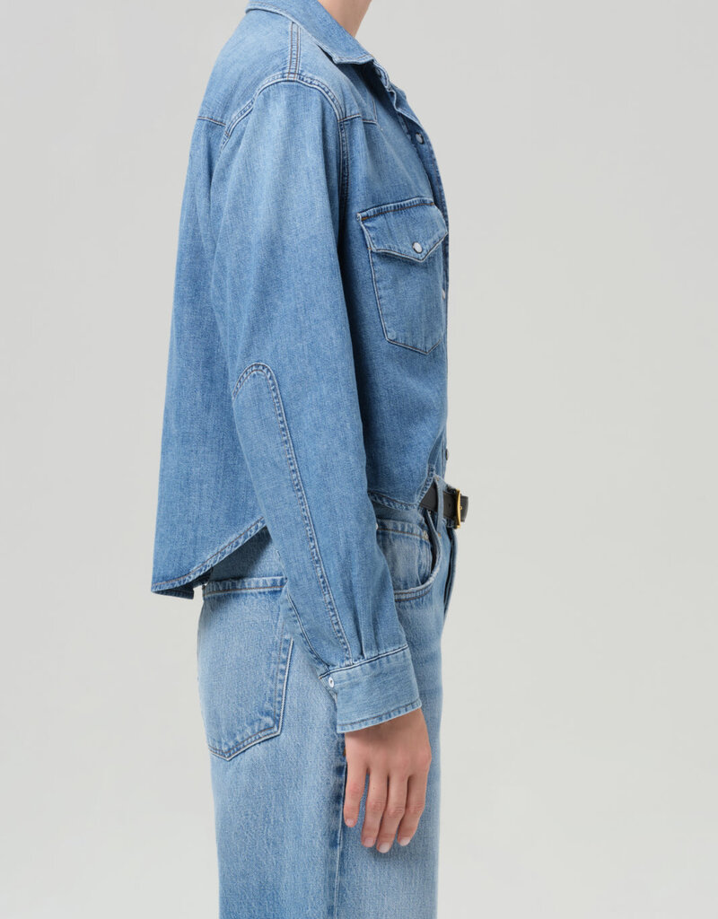 Citizens of Humanity Cropped Western Shirt
