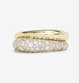 Melinda Maria Norah Pavé Double Ring