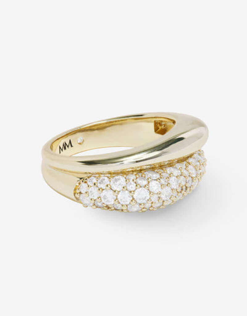 Melinda Maria Norah Pavé Double Ring