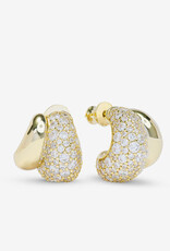 Melinda Maria Norah Pavé Double Hoop