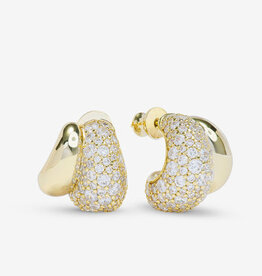 Melinda Maria Norah Pavé Double Hoop