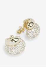 Melinda Maria Norah Pavé Double Hoop