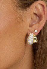 Melinda Maria Norah Pavé Double Hoop