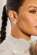 Melinda Maria Norah Pavé Double Hoop