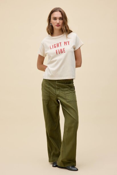 The Doors Light My Fire Reverse Girlfriend Tee