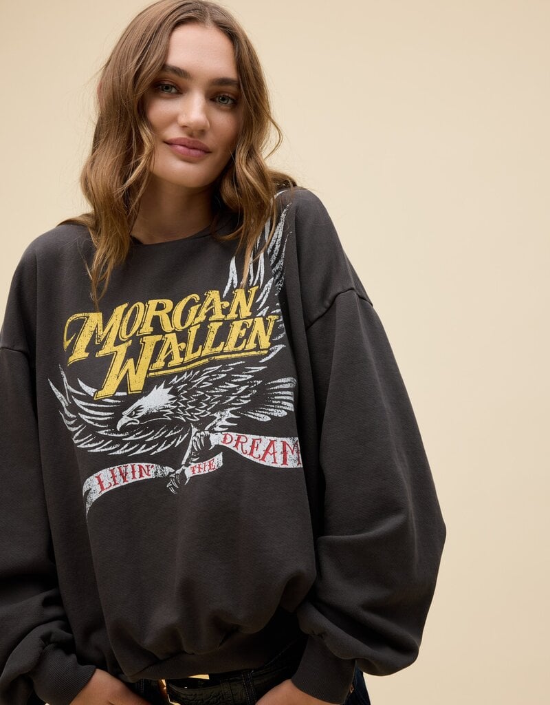 Daydreamer Morgan Wallen Classic Eagle Oversized Crew
