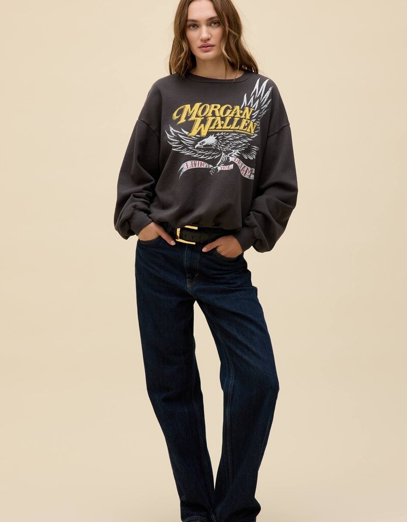Daydreamer Morgan Wallen Classic Eagle Oversized Crew