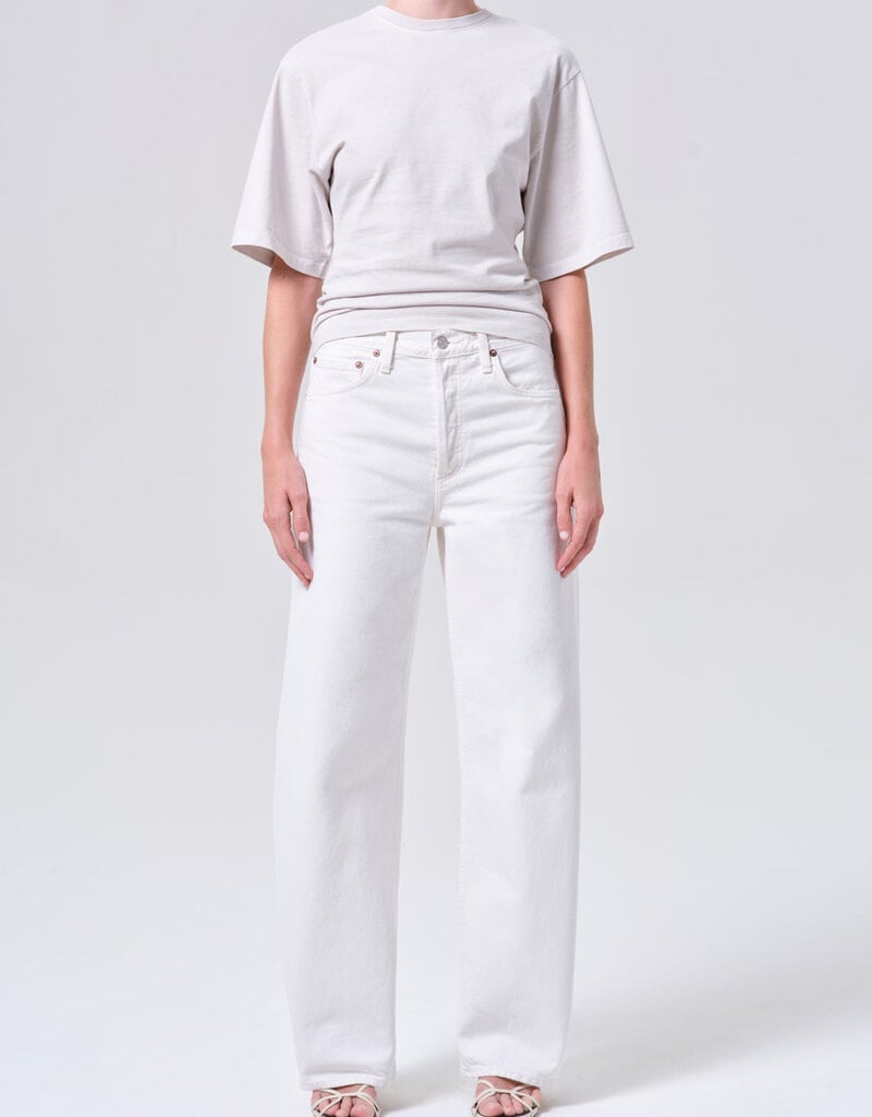 AGOLDE Arc Jean 32" - Chalk White