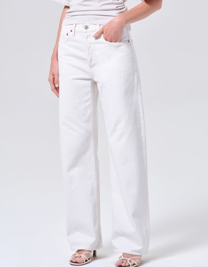 AGOLDE Arc Jean 32" - Chalk White