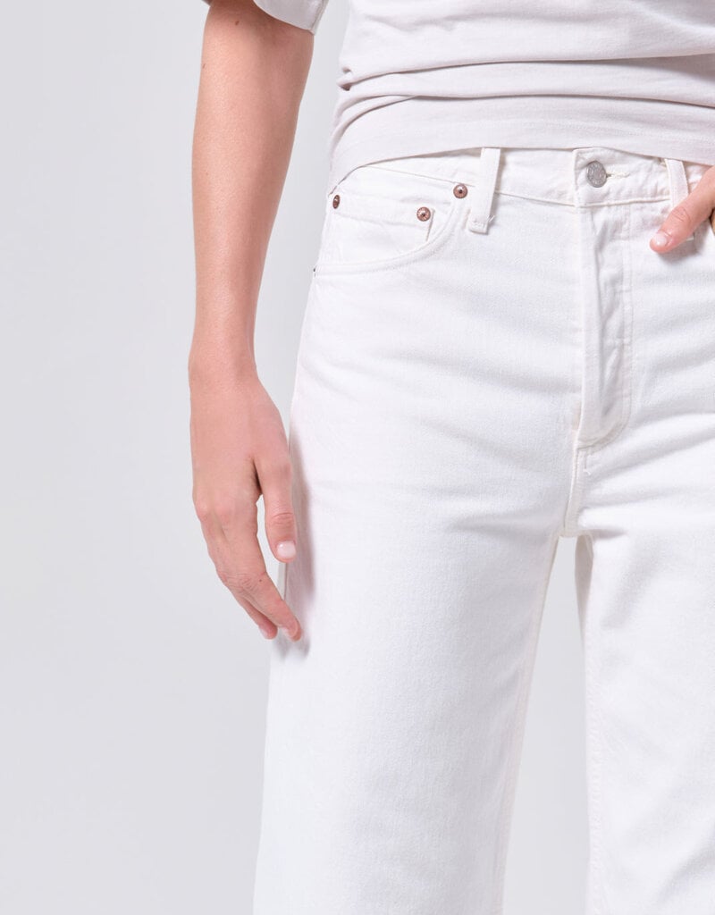 AGOLDE Arc Jean 32" - Chalk White
