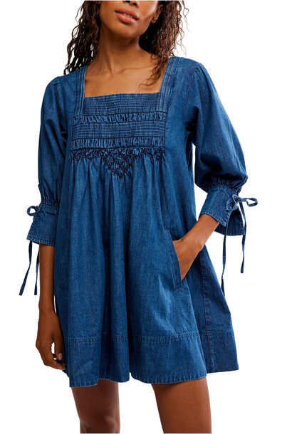 Sonora Denim Mini Dress