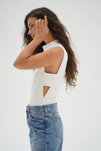 Jordy Sleeveless Mock Neck