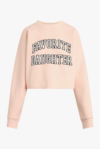 Cropped Collegiate Sweatshirt