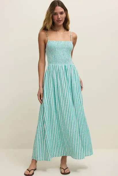 Bayside Striped Midi Dress