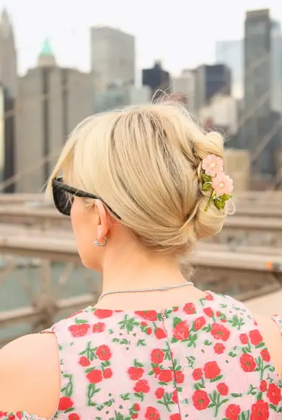 Hand Painted Hair Clip