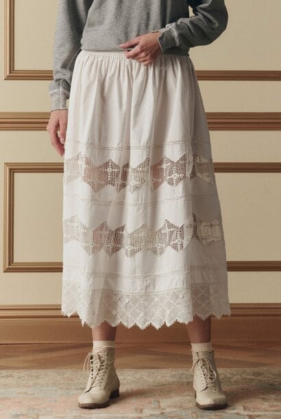 Rosette Crochet Canary Skirt