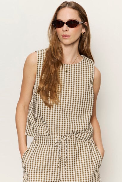 Better Days Gingham Tank