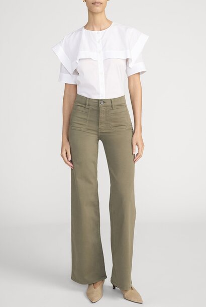 Le Slim Palazzo Modernist Pocket - Grasshopper