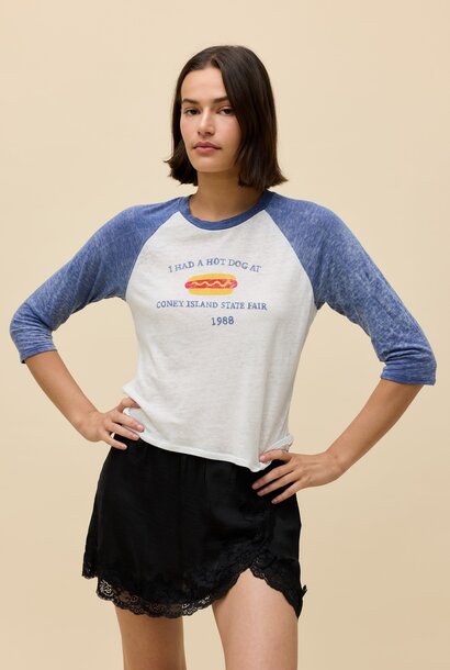 Coney Island State Fair 1988 Burnout Raglan Tee