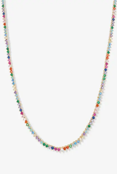 Not Your Basic Tennis Necklace