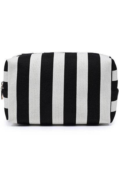 Essential Stripe Cosmetic Pouch