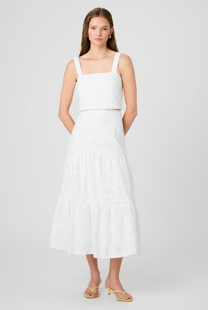 Svea Floral Eyelet Skirt