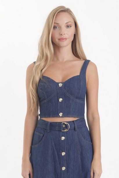 Saro Denim Top