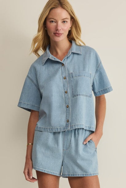 Everyday Denim Button Up