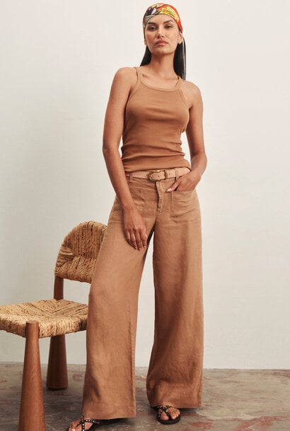 The Linen Marine Wide Leg