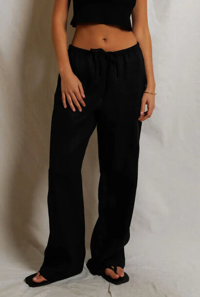 Lorana Linen Drawstring Pant