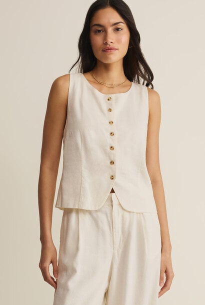 Roman Linen Vest