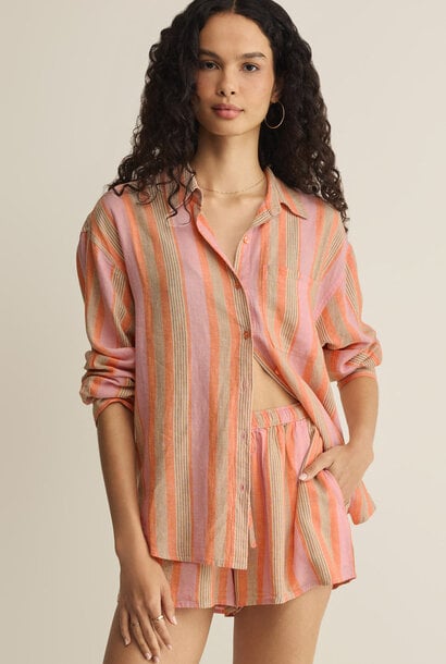 The Perfect Striped Button Up