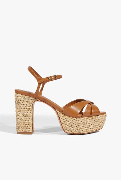 Keefa Raffia Platform Sandal