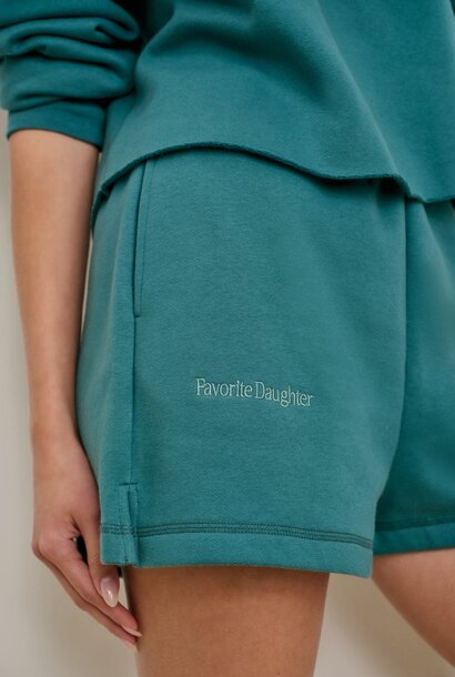 The Favorite Daughter Embroidered Sweat Short