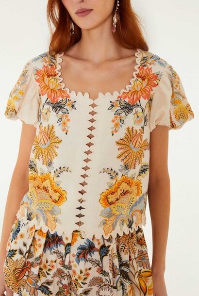 Ligia Short Sleeve Blouse
