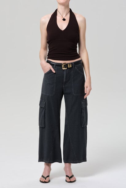 Thassos Twisted Seam Utility Pant - Washed Black