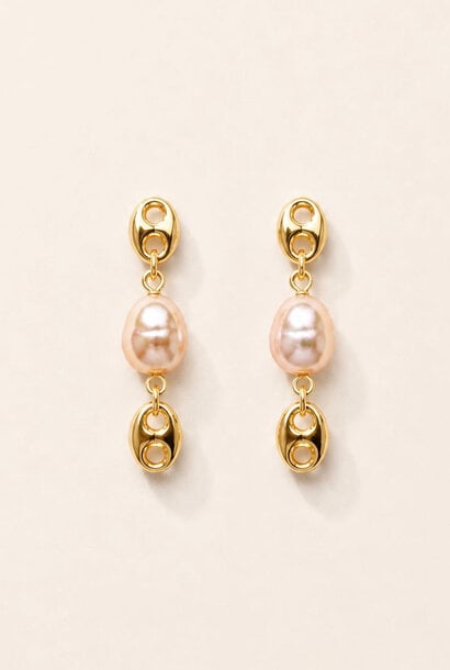 Annie Gold Earring w/ Pearl