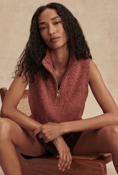 Amina Half-Zip Knit