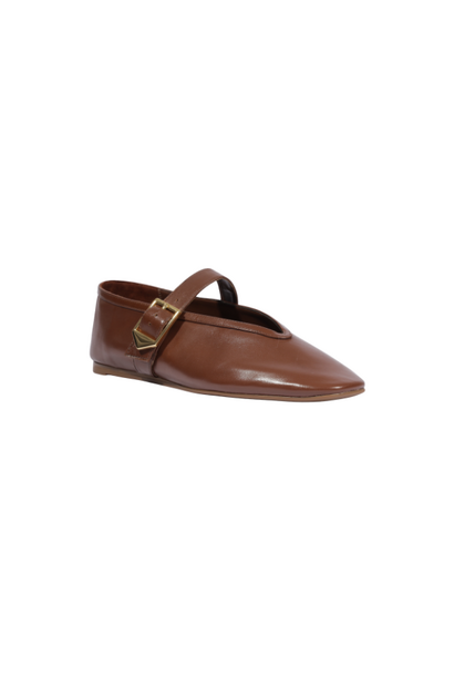 Vick Buckle Ballet Flat