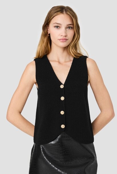 Mozart V-Neck Rib Vest