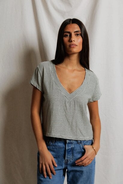 Val Stripe Tee