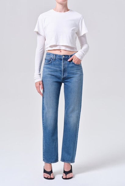 90's Pinch Waist High Rise Straight - Circulate