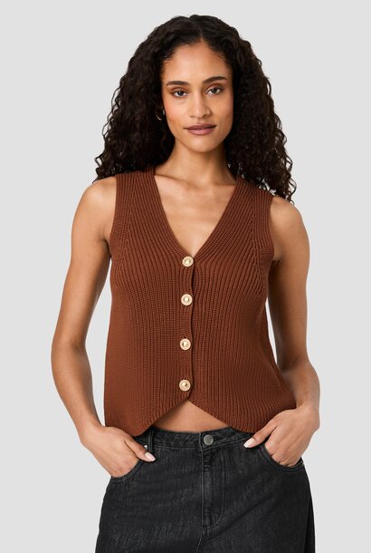 Mozart V-Neck Rib Vest